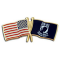 USA & POW Flag Pin